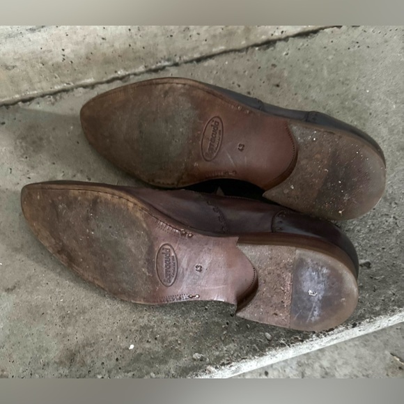 Stylish full leather Barracuda shoes in good used condition size 43 - Picture 6 of 6